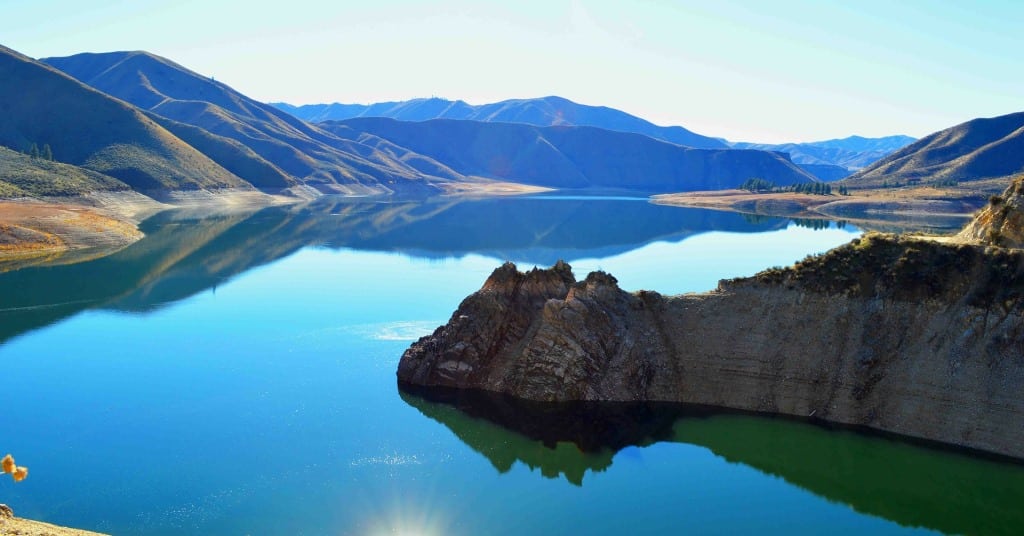 Outlet of a Lake is a Good Spot for Fishing